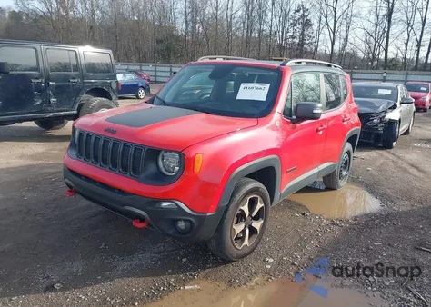 2019 Jeep Renegade Trailhawk 4X4 z USA, uszkodzony, nr VIN ZACNJBC13KPJ99140